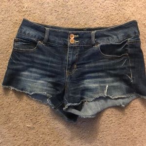 Short denim shorts